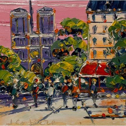 Painting Rendez-vous du soir by Corbière Liisa | Painting Figurative Oil Landscapes