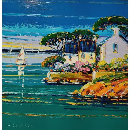 Peinture Golfe par Corbière Liisa | Tableau Figuratif Huile Paysages