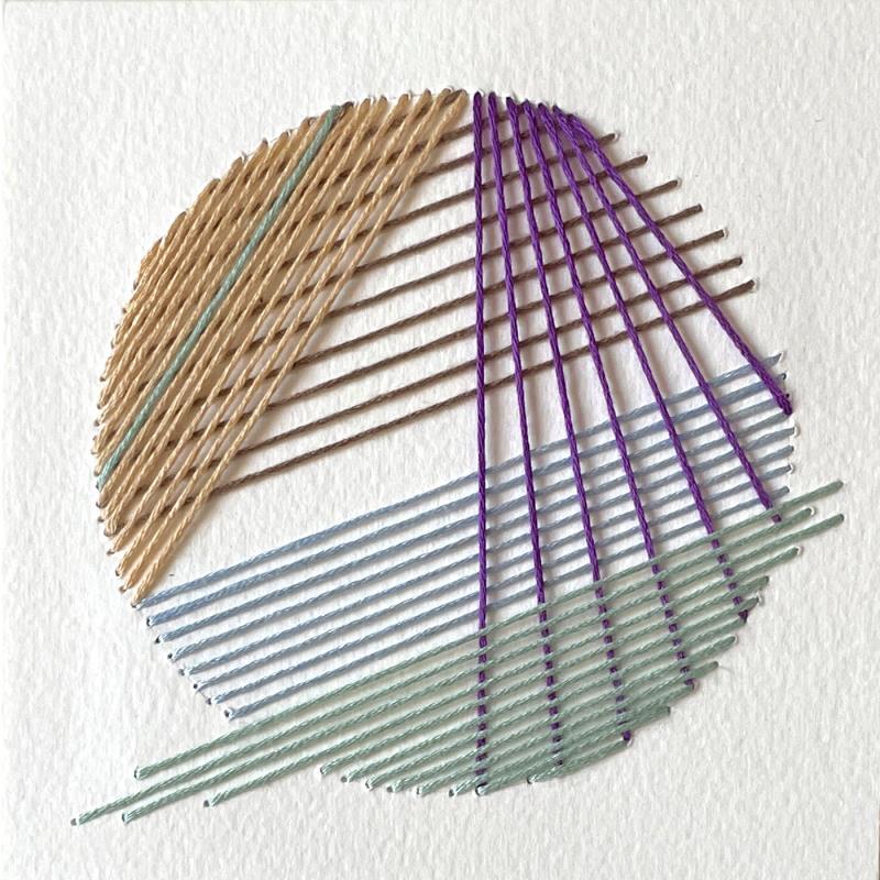 Pintura Filichroma 66 por Pinsard Marine | Pintura Abstracto Minimalista Textil