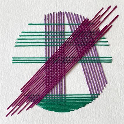 Pintura Filichroma 67 por Pinsard Marine | Pintura Abstracto Textil Minimalista