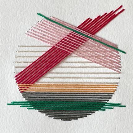 Pintura Filichroma 68 por Pinsard Marine | Pintura Abstracto Textil Minimalista