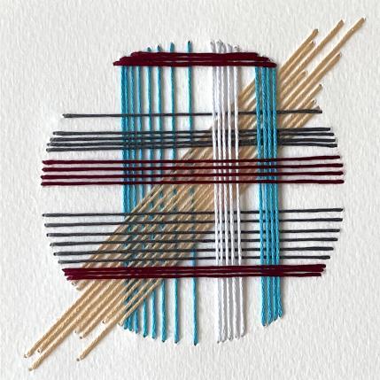 Pintura Filichroma 69 por Pinsard Marine | Pintura Abstracto Textil Minimalista