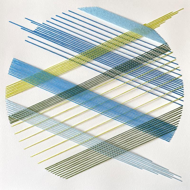 Pintura Filichroma 80 por Pinsard Marine | Pintura Abstracto Minimalista Textil