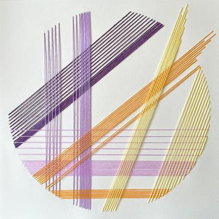 Pintura Filichroma 81 por Pinsard Marine | Pintura Abstracto Textil Minimalista