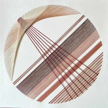 Pintura Filichroma 82 por Pinsard Marine | Pintura Abstracto Textil Minimalista