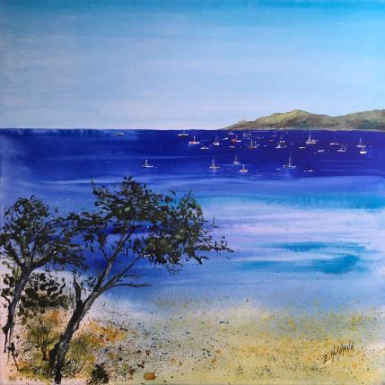 Gemälde Calanque von Hoffmann Elisabeth | Gemälde Figurativ Acryl Marine, Urban