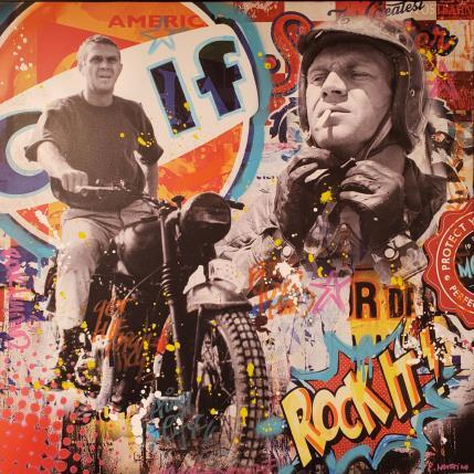 Painting Steve legend by Novarino Fabien | Painting Pop-art Pop icons