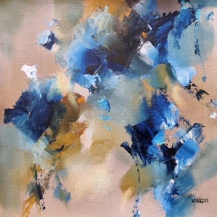 Gemälde Promises of nights von Virgis | Gemälde Abstrakt Öl Minimalistisch