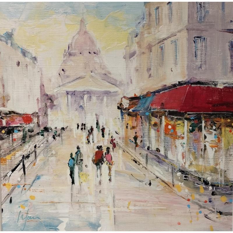 Gemälde Pas mal, la vue ! von Yavru Irfan | Gemälde Figurativ Öl