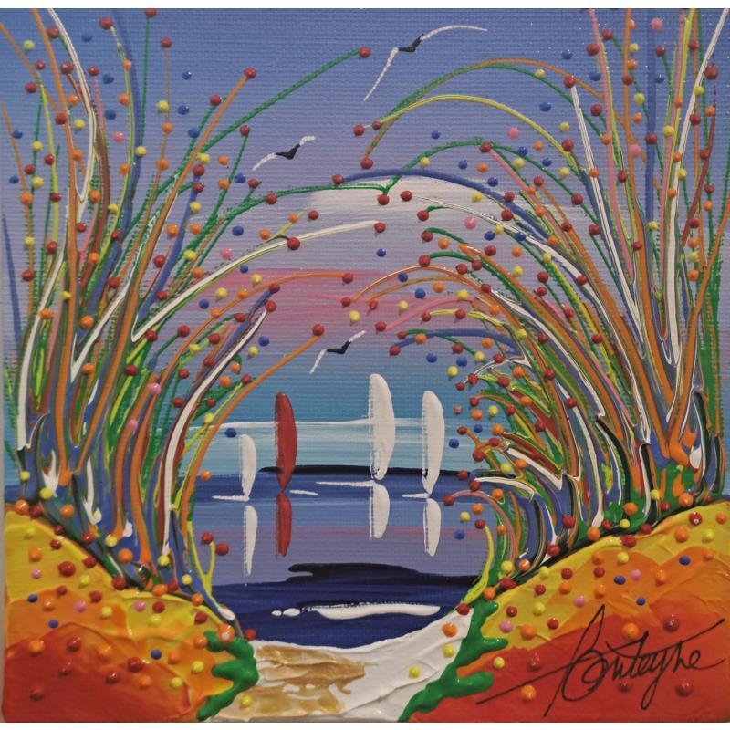 Gemälde Nouveau Chemin von Fonteyne David | Gemälde Figurativ Landschaften Natur Acryl