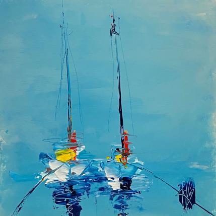 Peinture Ancrage par Raffin Christian | Tableau Figuratif Huile Marine