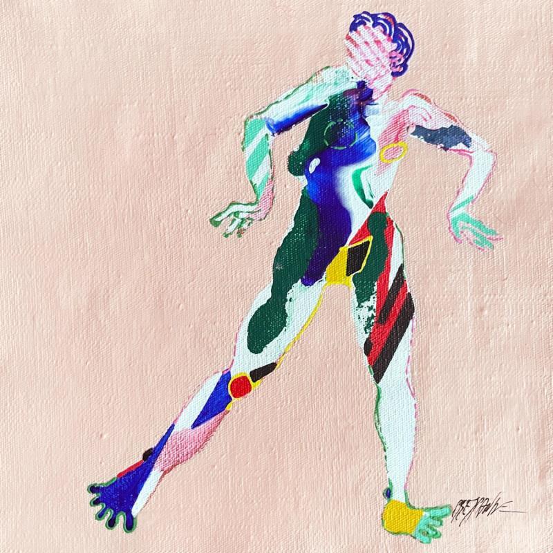 Peinture Haussement d'épaules par Cressanne | Tableau Figuratif Nu