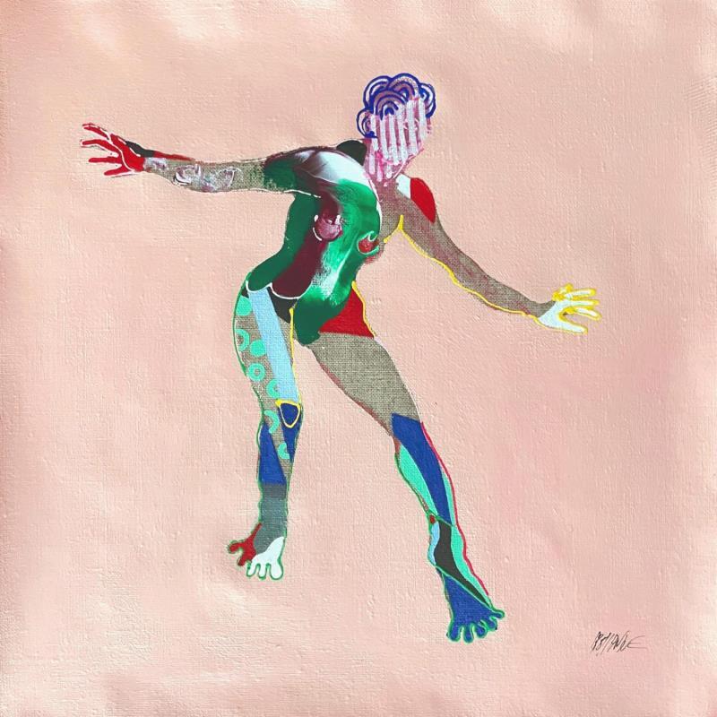 Peinture La Grande révérence par Cressanne | Tableau Figuratif Nu