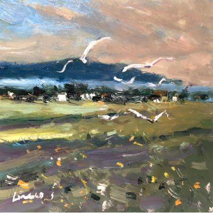 Peinture Le large par Greco Salvatore | Tableau Figuratif Huile