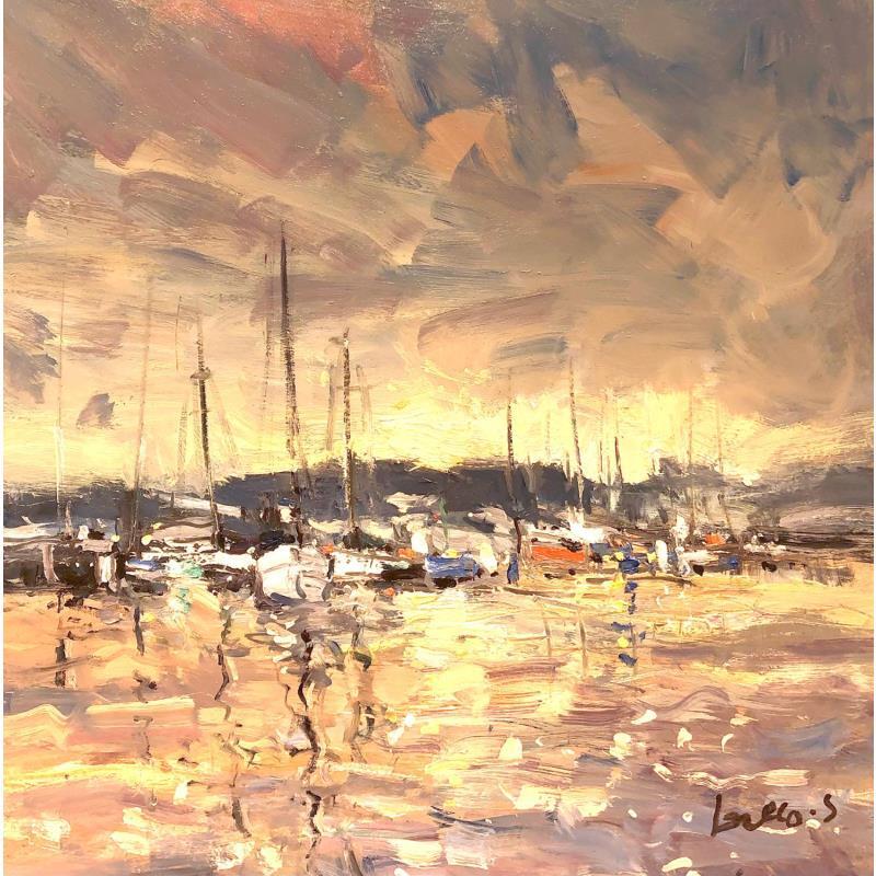 Painting Tous les bateaux by Greco Salvatore | Painting Figurative Oil