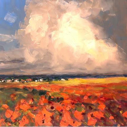 Peinture Le nuage est mis.... par Greco Salvatore | Tableau Figuratif Huile