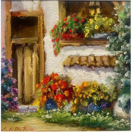 Peinture Casa andaluza par Cabello Ruiz Jose | Tableau Impressionnisme Huile Scènes de vie