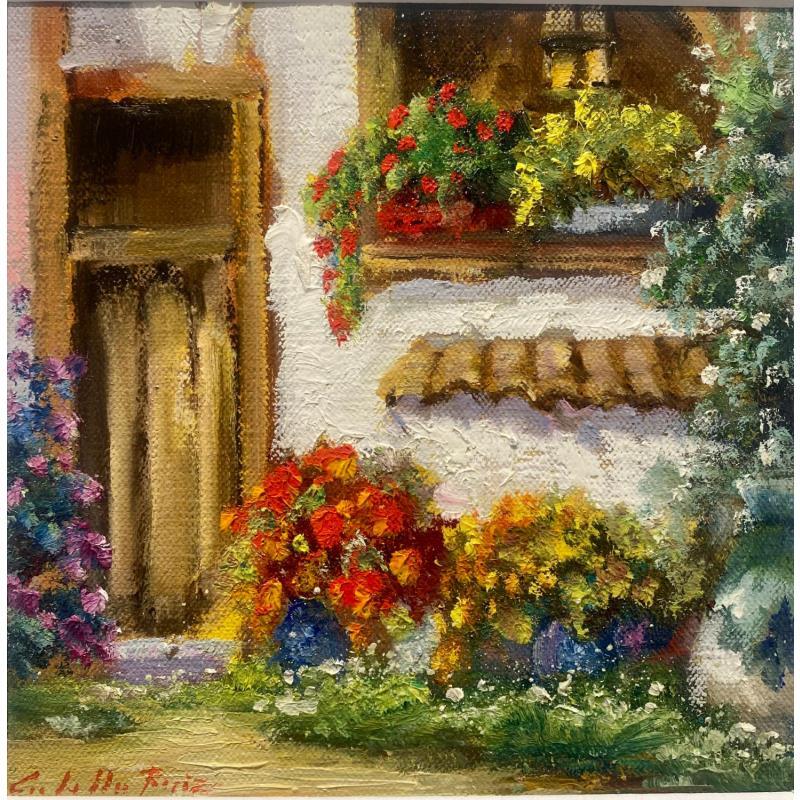 Peinture Casa andaluza par Cabello Ruiz Jose | Tableau Impressionnisme Scènes de vie Huile