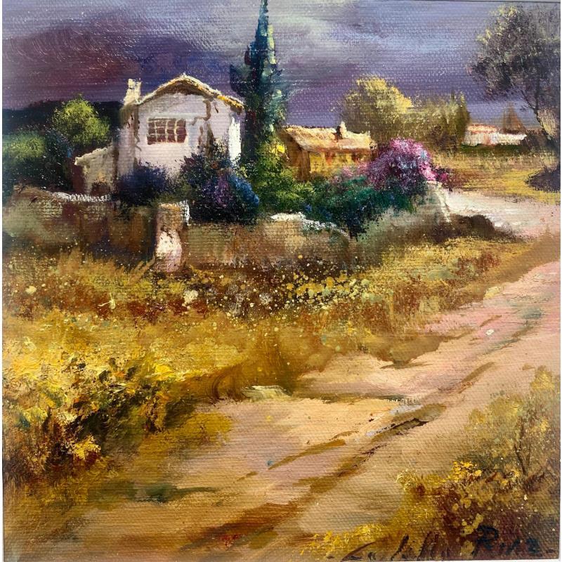 Peinture Crepusculo par Cabello Ruiz Jose | Tableau Impressionnisme Scènes de vie Huile