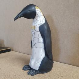 Sculpture Manchot 6 par Escoffier Odile | Sculpture Figuratif Raku Animaux