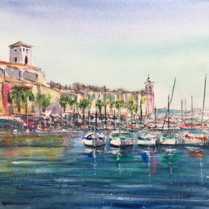 Painting La Ciotat by Hoffmann Elisabeth | Painting Figurative Watercolor Urban