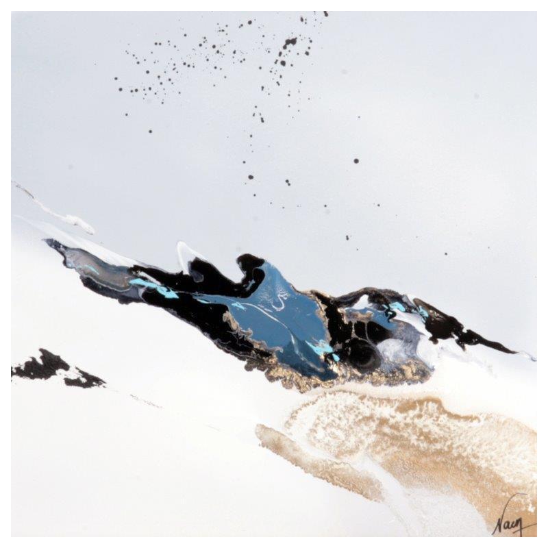 Painting C2876 by Naen | Painting Abstract Acrylic Ink