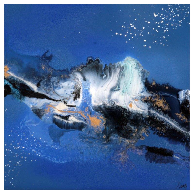 Peinture C2722 par Naen | Tableau Abstrait Acrylique Encre