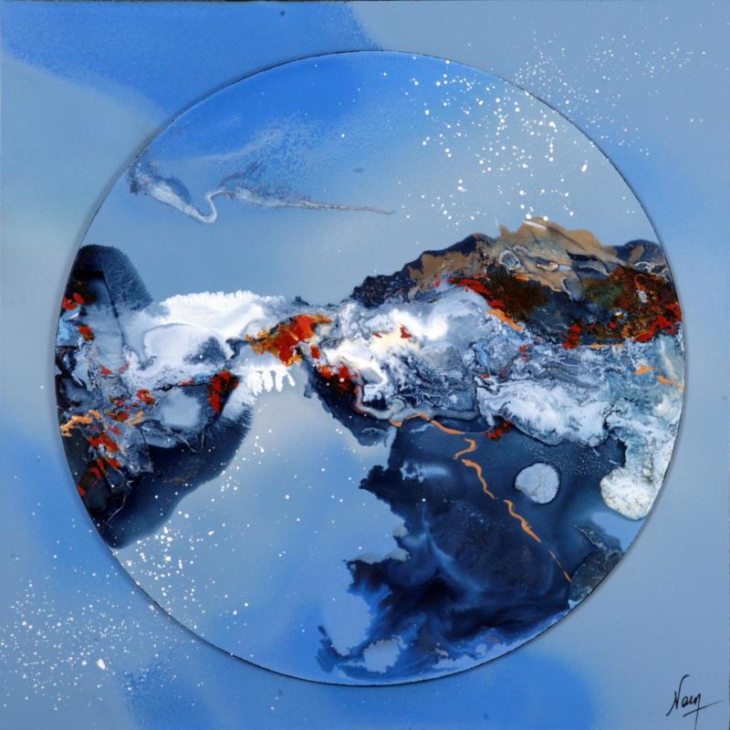 Peinture C2597 par Naen | Tableau Abstrait Acrylique Encre