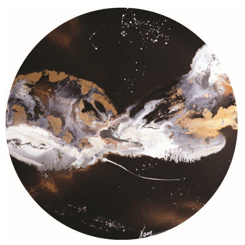 Painting C2825 by Naen | Painting Abstract Acrylic Ink