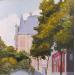 Peinture Rueil, aux délices par Martin Laurent | Tableau Figuratif Urbain Architecture Huile
