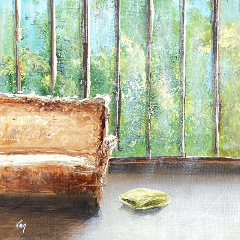 Painting lâcher prise by Vinnie | Painting Figurative Oil