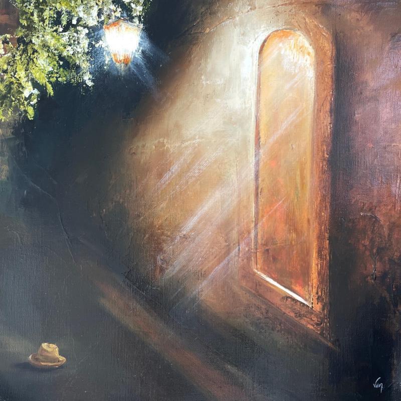 Painting coup de vent  by Vinnie | Painting Figurative Oil