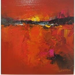 Peinture 22 - Abstrait par Castan Daniel | Tableau Figuratif Huile Paysages