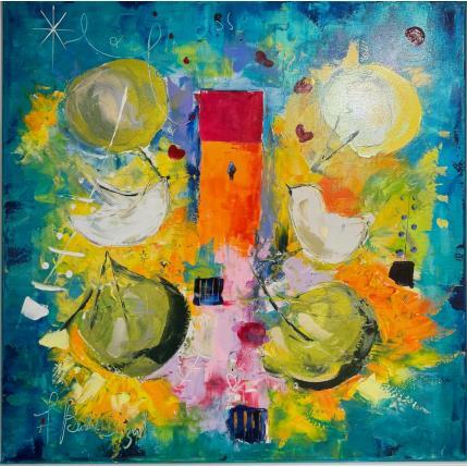 Peinture Terre d'espérance par Bastide d´Izard Armelle | Tableau Abstrait