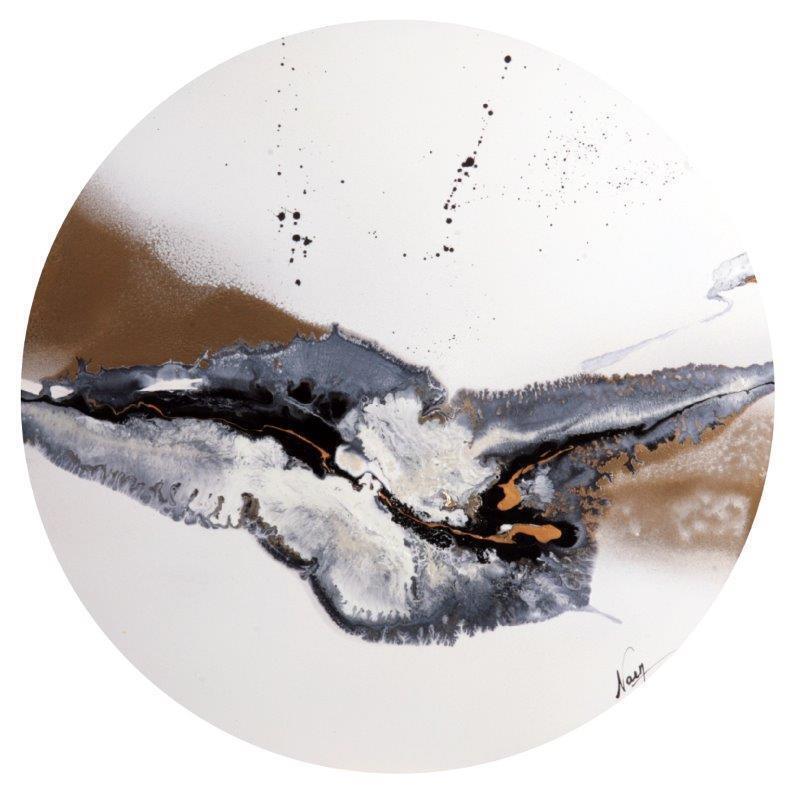 Peinture C2833 par Naen | Tableau Abstrait Acrylique Encre