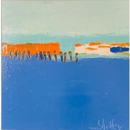 Painting Idyllique by Shelley | Painting Abstract Oil Pop icons