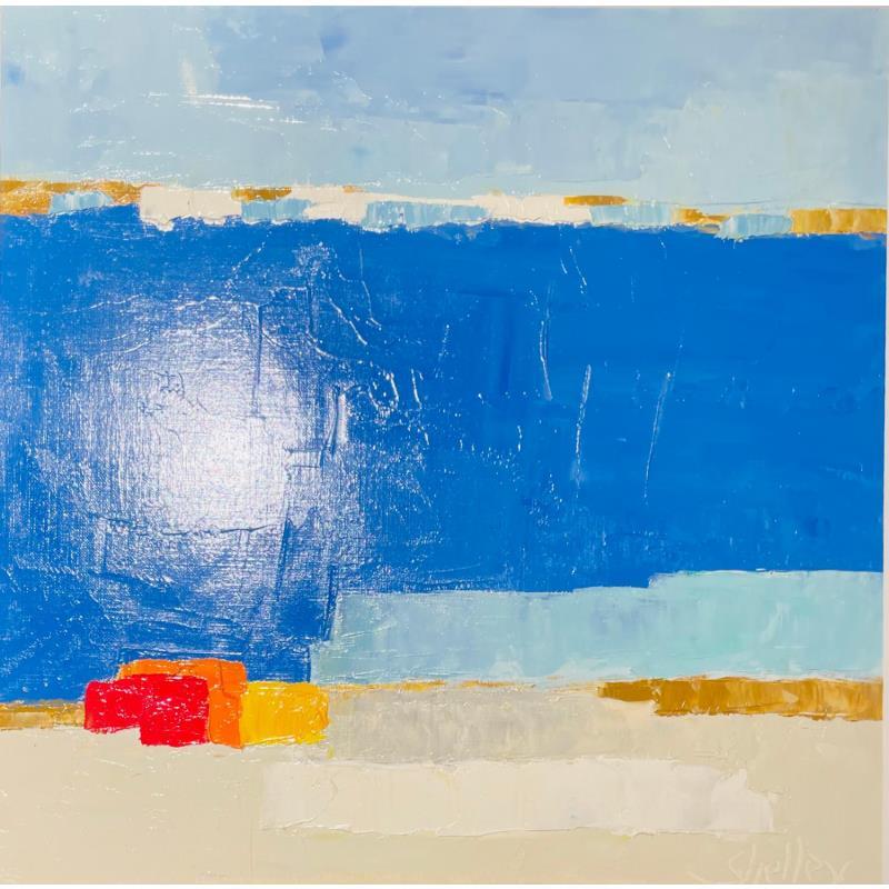 Gemälde Lagune von Shelley | Gemälde Abstrakt Öl