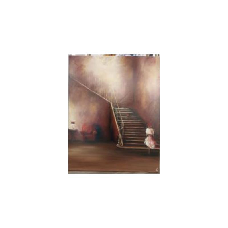 Peinture La quête par Vinnie | Tableau Figuratif Huile