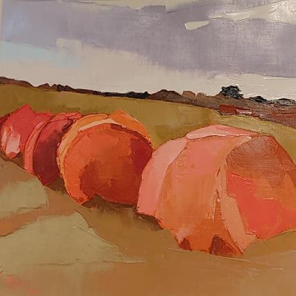 Peinture Parfum d'enfance par PAPAIL | Tableau Abstrait Huile Paysages