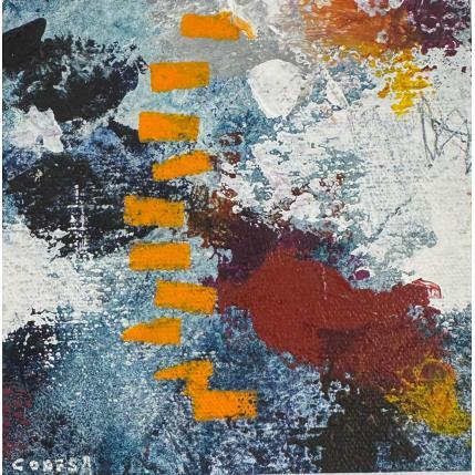 Pintura Sueno Azul por Jiménez Conesa Francisco | Pintura Abstracto Acrílico, Carbón vegetal