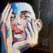 Painting Etreàvif by Coco | Painting Figurative Portrait Acrylic