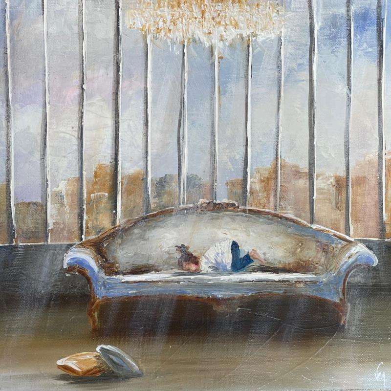 Painting galipette by Vinnie | Painting Figurative Oil