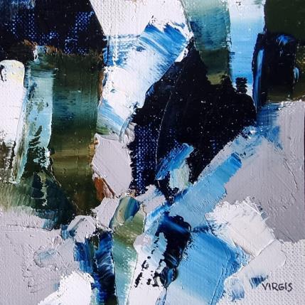 Gemälde A form of risque von Virgis | Gemälde Abstrakt Öl Minimalistisch