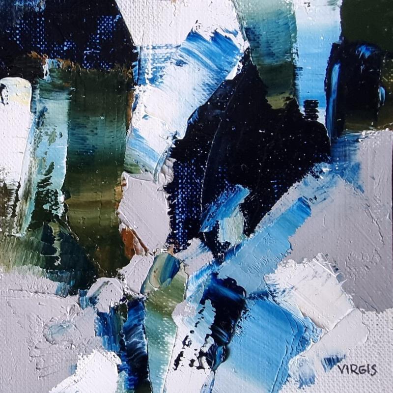 Gemälde A form of risque von Virgis | Gemälde Abstrakt Minimalistisch Öl