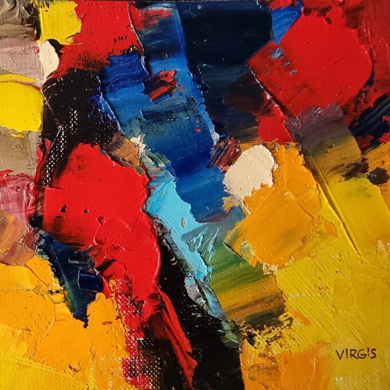 Painting Afternoon by Virgis | Painting Abstract Minimalist Oil