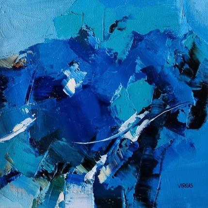 Painting River curve by Virgis | Painting Abstract Oil Minimalist, Pop icons