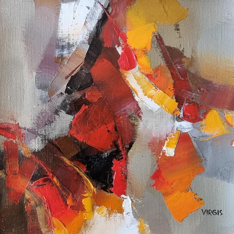 Painting An amazing event by Virgis | Painting Abstract Minimalist Oil