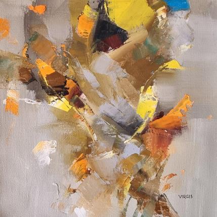 Gemälde Expectations von Virgis | Gemälde Abstrakt Öl Minimalistisch