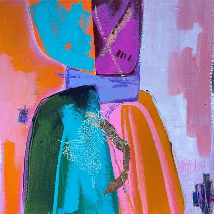 Painting Ensemble 2 by Lau Blou | Painting Abstract Acrylic, Gluing, Gold leaf