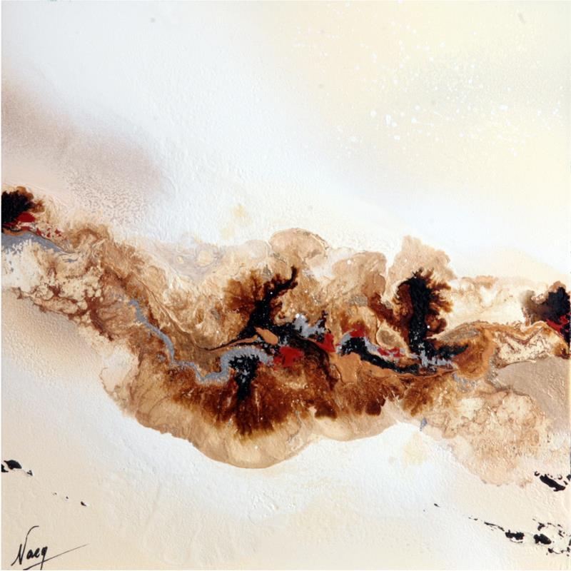 Painting  C2609 F3 by Naen | Painting Abstract Nature Minimalist Acrylic Ink